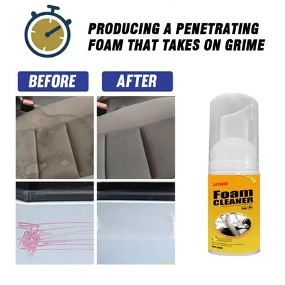 Master Multi-Purpose Foam Cleaner Spray - Ultimate Magic for Car Interiors, Seats & Leather - Available in 30/100/150ml