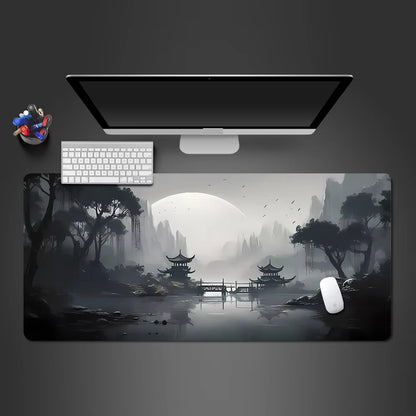 Sakura Landscape XXL Gaming Mouse Pad - Perfect Desk Mat for Gamers & Office Use (1000x500x3mm)