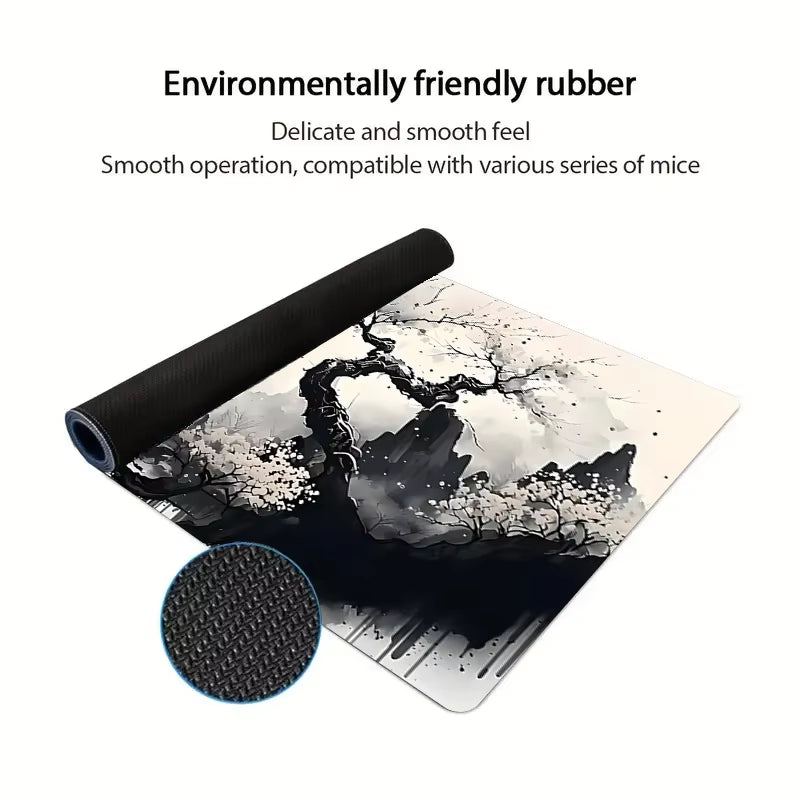 Sakura Landscape XXL Gaming Mouse Pad - Perfect Desk Mat for Gamers & Office Use (1000x500x3mm)