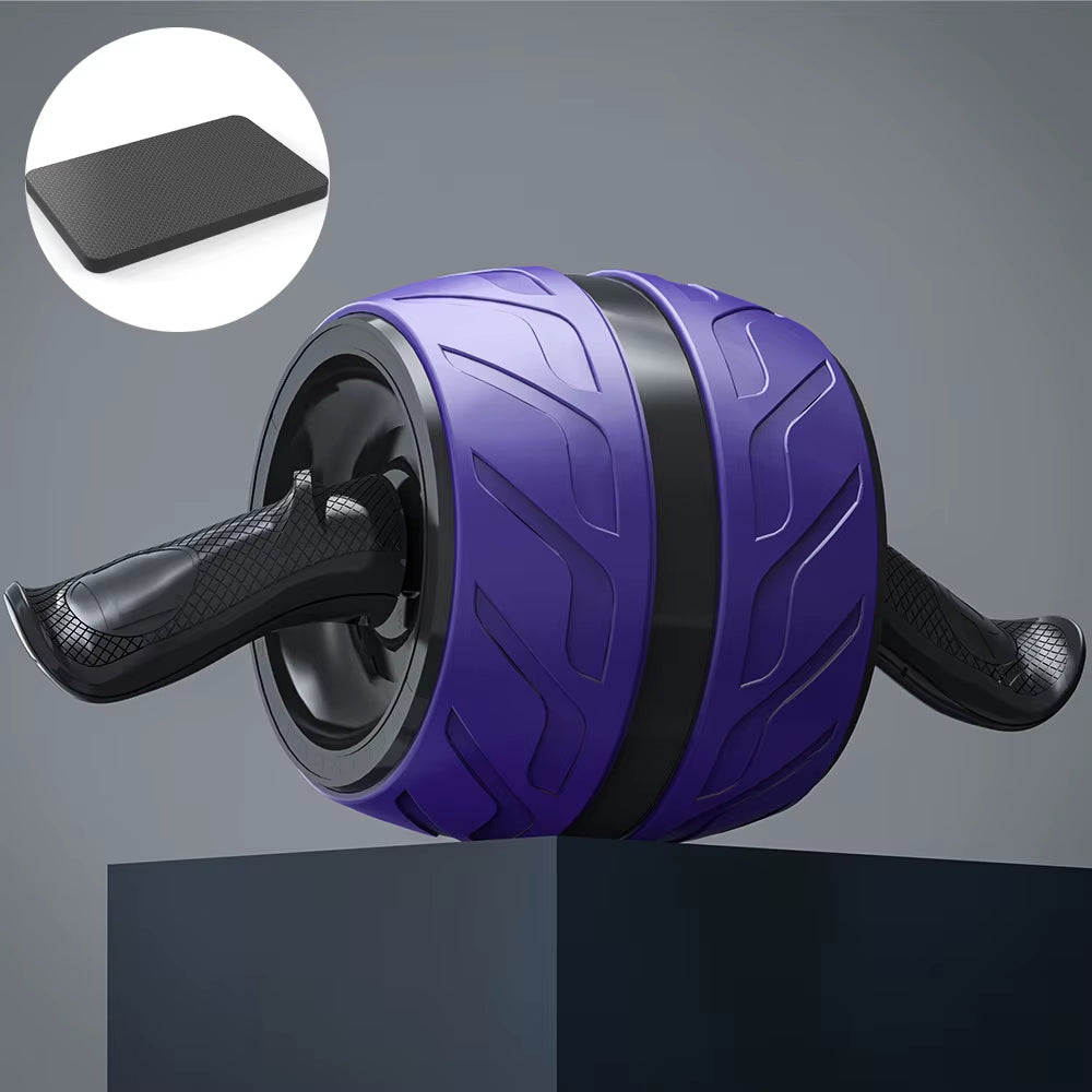 The "Rollin' to a Six-Pack" Belly Buster Wheel with Knee Cushion for Home Gym Shenanigans!