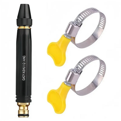 Home-Use High-Pressure Car Wash Gun—Featuring an Adjustable Nozzle, a Booster Nozzle, and a Hose, This Is an Essential Tool for Watering Plants and Vegetables and Cleaning the Yard. It Is Easy to Install and Durable.