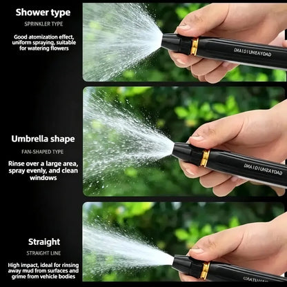 Home-Use High-Pressure Car Wash Gun—Featuring an Adjustable Nozzle, a Booster Nozzle, and a Hose, This Is an Essential Tool for Watering Plants and Vegetables and Cleaning the Yard. It Is Easy to Install and Durable.