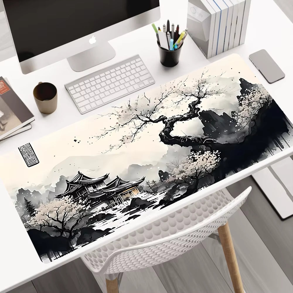 Sakura Landscape XXL Gaming Mouse Pad - Perfect Desk Mat for Gamers & Office Use (1000x500x3mm)
