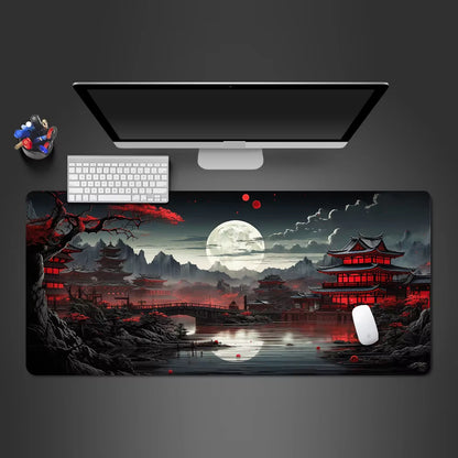 Sakura Landscape XXL Gaming Mouse Pad - Perfect Desk Mat for Gamers & Office Use (1000x500x3mm)