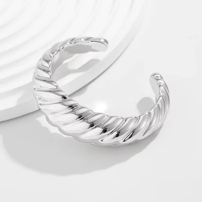 Fashion Exaggerated Irregular Bracelets for Women Simple Hip Hop Rock Personality Plastic Cuff Bangle Trendy Jewelry