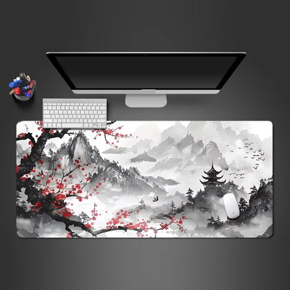 Sakura Landscape XXL Gaming Mouse Pad - Perfect Desk Mat for Gamers & Office Use (1000x500x3mm)