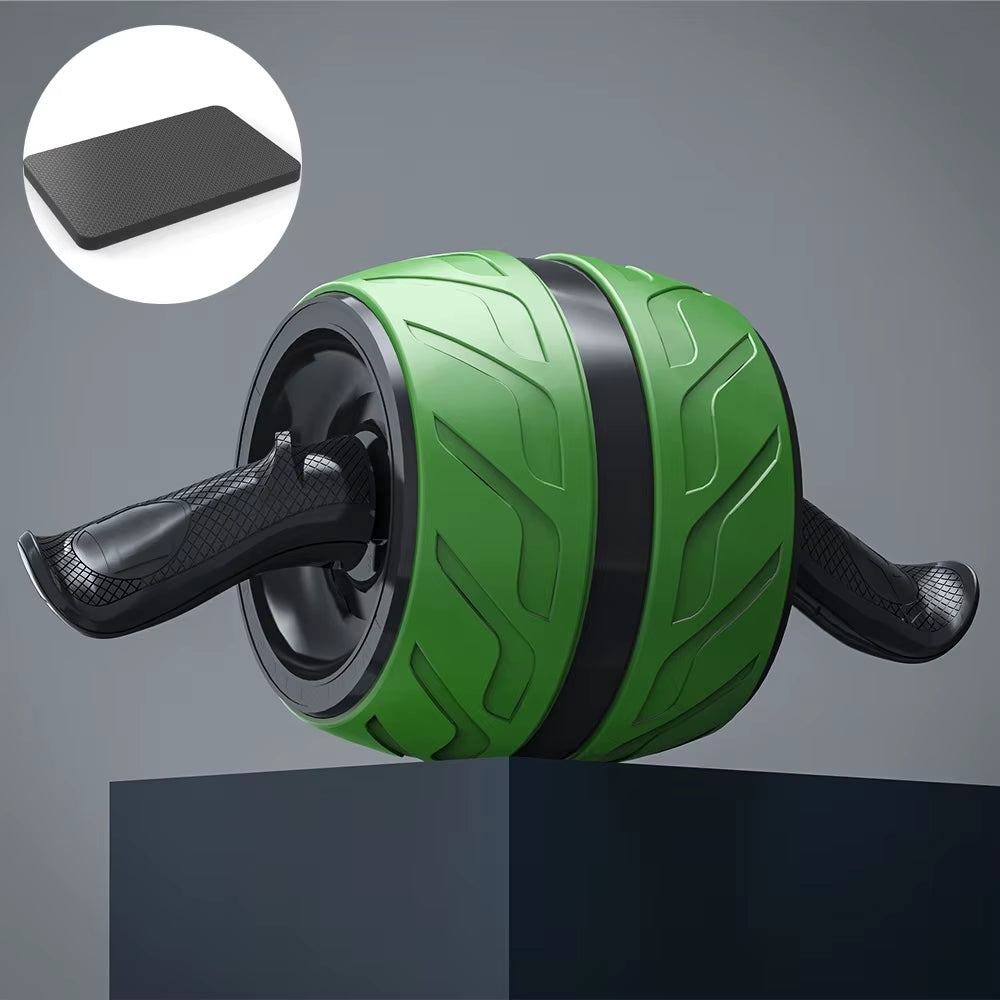 The "Rollin' to a Six-Pack" Belly Buster Wheel with Knee Cushion for Home Gym Shenanigans!