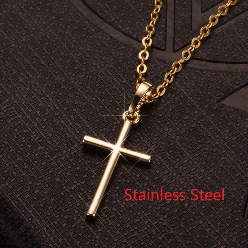 Elevate Your Style with the Rotatable Crown Rhinestone Cross Choker Necklace - Perfect Minimalist Christian Jewelry for Women