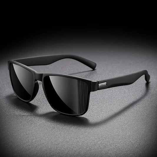 Stylish Unisex Square Vintage Polarized Sunglasses - Trendy Brand Eyewear for All!