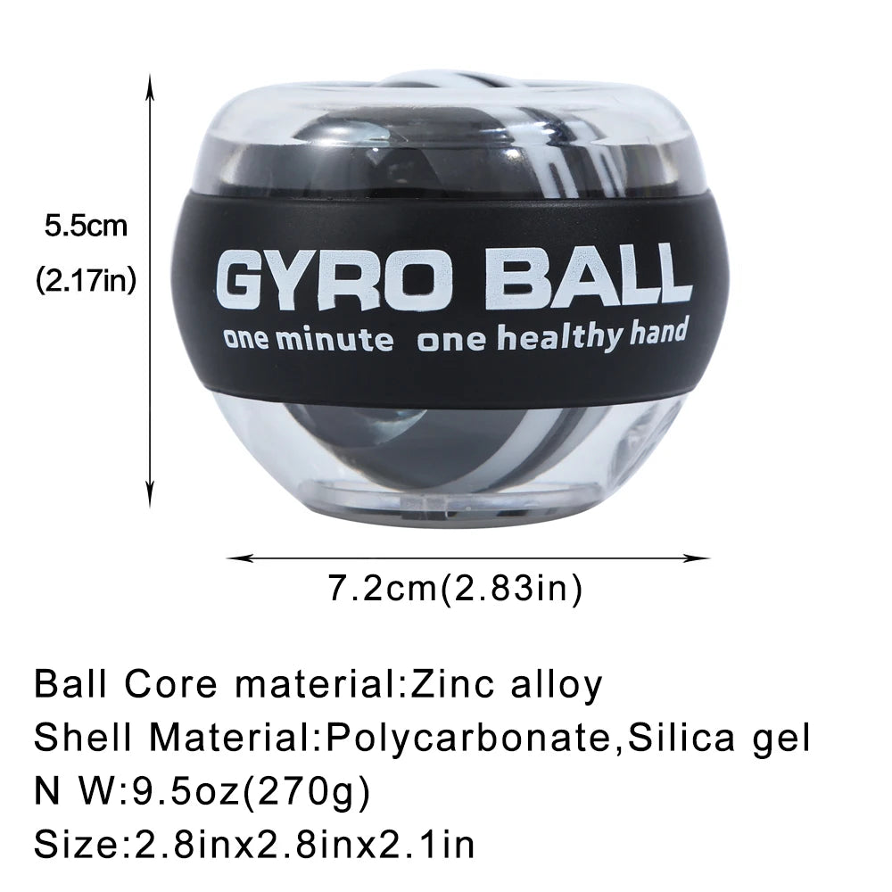 Revolutionary Self-Starting Wrist Gyro Ball Power Trainer - Enhance Your Forearm and Finger Strength for Ultimate Performance
