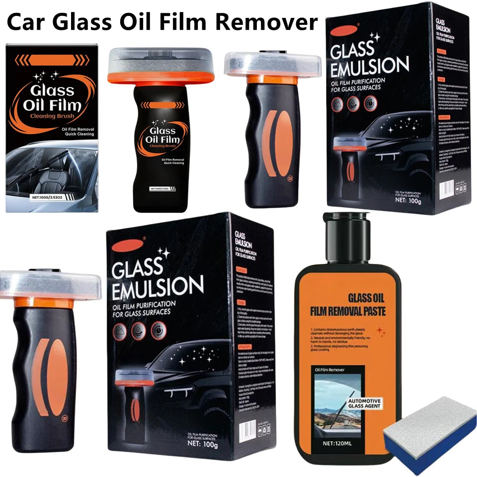 Revolutionary Car Glass Cleaner Gel & Foam - Effortlessly Remove Watermarks and Anti-Fog Coating for Crystal Clear Windshields!