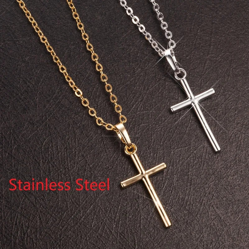 Elevate Your Style with the Rotatable Crown Rhinestone Cross Choker Necklace - Perfect Minimalist Christian Jewelry for Women