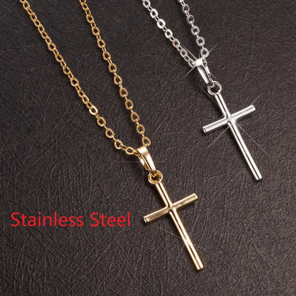 Elevate Your Style with the Rotatable Crown Rhinestone Cross Choker Necklace - Perfect Minimalist Christian Jewelry for Women