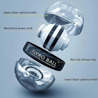 Revolutionary Self-Starting Wrist Gyro Ball Power Trainer - Enhance Your Forearm and Finger Strength for Ultimate Performance
