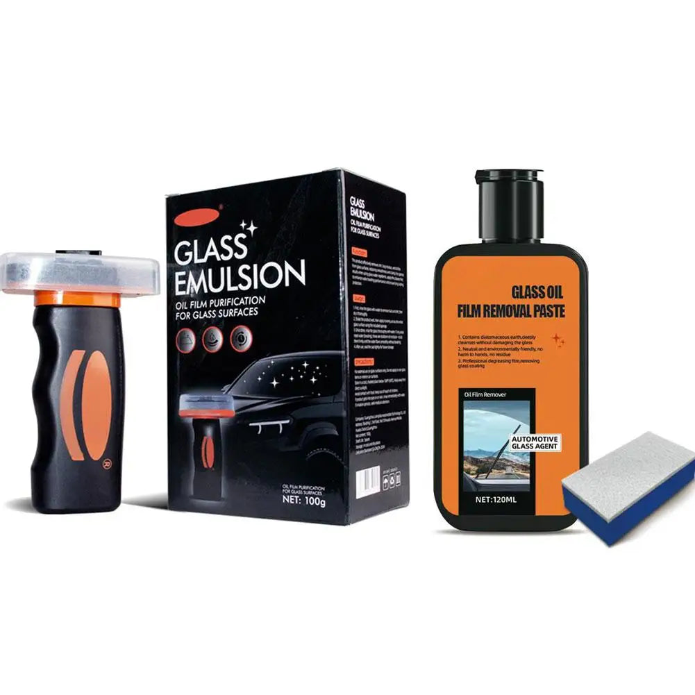 Revolutionary Car Glass Cleaner Gel & Foam - Effortlessly Remove Watermarks and Anti-Fog Coating for Crystal Clear Windshields!
