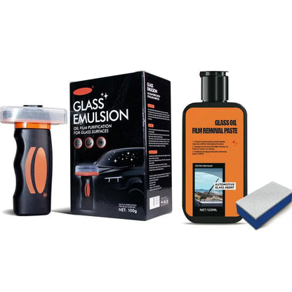 Revolutionary Car Glass Cleaner Gel & Foam - Effortlessly Remove Watermarks and Anti-Fog Coating for Crystal Clear Windshields!