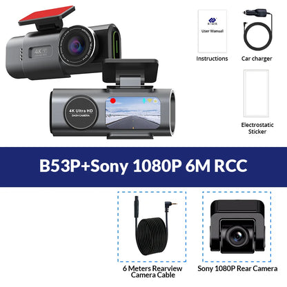 Capture Every Moment with Our 4K UHD Dash Cam: Night Vision, Built-In Wi-Fi, and GPS for 24/7 Protection