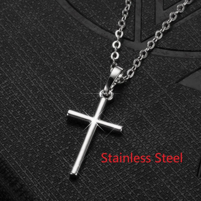 Elevate Your Style with the Rotatable Crown Rhinestone Cross Choker Necklace - Perfect Minimalist Christian Jewelry for Women