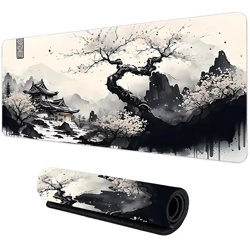 Sakura Landscape XXL Gaming Mouse Pad - Perfect Desk Mat for Gamers & Office Use (1000x500x3mm)