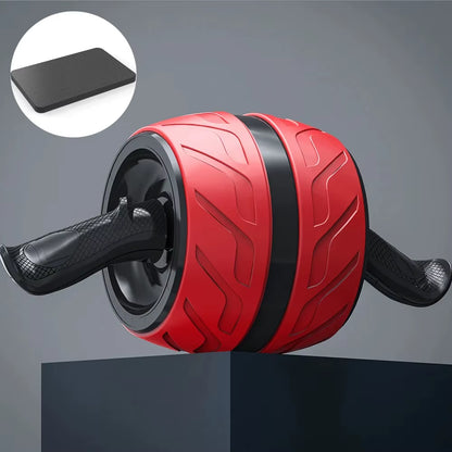 The "Rollin' to a Six-Pack" Belly Buster Wheel with Knee Cushion for Home Gym Shenanigans!